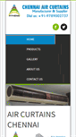 Mobile Screenshot of chennaiaircurtains.com
